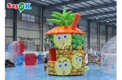 China Air Inflatable Tent PVC Pineapple Kiosk Portable Inflatable Booth With Business Blower supplier