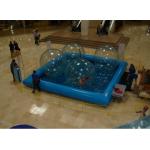 Mobile Indoor Square Shaped Kids Inflatable Pool for Home Using