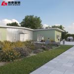 Modern Design Steel Structure Workshop With Sliding Door Alloy Frame for sale