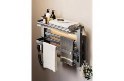 China Wall Mounted Electric Heated Towel Rack Electric Towel Warmers For Bathrooms supplier