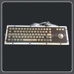 Washable Metal Computer Keyboard Black Surface For Game Consoles for sale