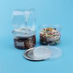 0.4L 0.5L Easy Open End PE Cap Plastic Food Jars