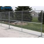 Rectangular Cyclone Wire Fence Long Service Life 32 Mm Galvanized Tube for sale