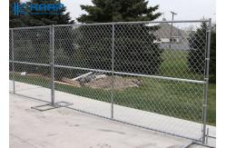 China Rectangular Cyclone Wire Fence Long Service Life 32 Mm Galvanized Tube supplier