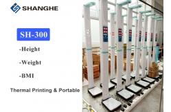 China Ultrasonic LED Display 210CM Digital Height And Weight Scale supplier