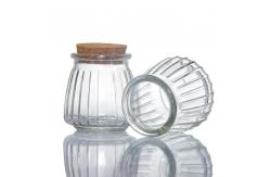 China Wide Mouth Glass Pudding Jar Empty Clear Kitchen Yogurt Jam Honey Mousse Container supplier