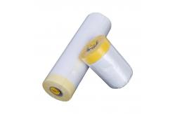 China PE Transparent  Pre Taped Masking Film Paper Dustproof Auto Painting supplier
