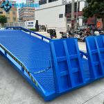 10T-10M Customized Blue Loading And Unloading Goods Hydraulic Dock Ramp Product Details for sale