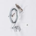 Customized Design Extension Clamp Gripper Wire Rope Grip For Linear Lighting Suspension Kits for sale