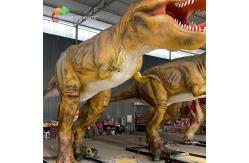China 12m Theme Park Jurassic Park T Rex Animatronic Lifelike Coin Operated supplier