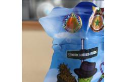 China Child Resistant Stand-Up Pouches Unique Contour Design FDA-Grade Recyclable Material supplier