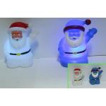 Christmas LED Flashing Santa Light Up Bath Ducks / Dolphin Night Light Luminous Toy for sale