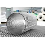Customized 500mm Diameter Stainless Steel V Wire Wedge Wire Screen For Durable Construction for sale