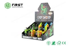 China Foldable Retail Cardboard Counter Paper Display Box Stands Custom Logo For Promotion supplier