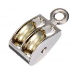 Nickel Plated Die Cast Pulley Fixed Sheave Single Pulley Zinc Diecast Pulley for DIY home development for sale