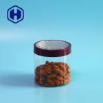 12.8oz 305# Cashews Dates Airtight PET Can Easy Open Plastic Packaging With Screw Cap for sale
