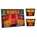World Cup Same Type LED Basketball Scoreboard , Portable Basketball Scoreboard for sale