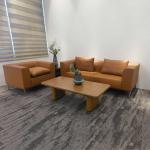 Modern Office Couch Leather Waiting Room Comfortable Executive Office Sofa for sale