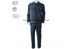 China Navy Blue Fire Retardant Suit / Protective Flame Retardant Boiler Suit supplier
