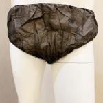 36gsm Black PP Nonwoven Underwear Unisex Disposable Triangle Shaped Soft for sale
