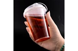 China Eco Friendly 100% Recyclable PP Cold Drink Cups Leak Proof And Durable Design supplier