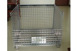 China industrial welded wire mesh pallet wire cage wire mesh container storage supplier