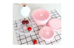 China OEM ODM Supported Collapsible Silicone Food Storage Containers supplier