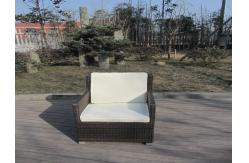 China Modern Luxury Wicker Rattan Garden Dining Sets With Aluminum Frame supplier