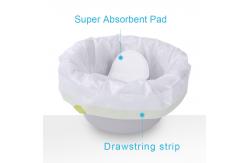 China LDPE Plastic Disposable Commode Liners For Bedside Portable Toilet Chair supplier
