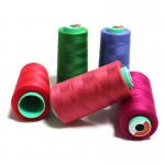 402 Dyed Polyester Sewing Thread Red Uv Bonded Polyester Thread
