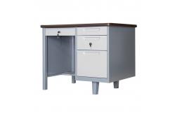 China Adjustable School Steel Executive Desk Myanmar Office Table File Cabinet supplier