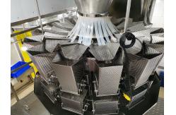 China Automatic Waterproof 10 Head Weigher Cherry Tomato Weighing For Plastic Tray supplier
