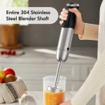 Powerful DC Motor Electric Stick Hand Blender Variable Speed Control