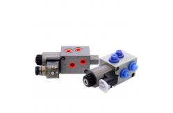 China Cartridge Hydraulic Solenoid Valve 2 Position 6 Way Manifold Block Customized supplier