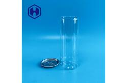 China Iced Cold Coffee Chocolate Plastic Drink Can 310ml Clear Straight Side Flat Bottom supplier