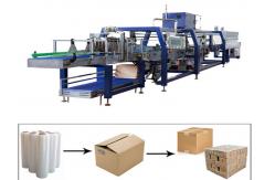 China Beverage Automatic Stretch Film Wrapping Machinery With High Capacity supplier