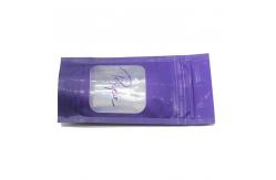 China Matte 4.75 Inch Flat Foil Pouches Resealable Stand Up Pouches With Window supplier