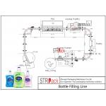 High Auto Shampoo Filling Line , Hand Wash Viscous Liquid Filling Machine for sale