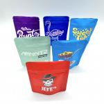 Foil Mylar Flat Bottom Pouch Gravure Printing Mylar Heat Seal Bags for sale
