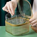 Clear Integrated Kitchen Plastic Spice Storage Containers 4-In-1 Multifunctional