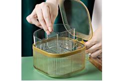 China Clear Integrated Kitchen Plastic Spice Storage Containers 4-In-1 Multifunctional supplier