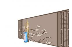 China 2880dpi Accuracy Vertical Wall Printing Machine , 3d Printer For Wall Painting supplier