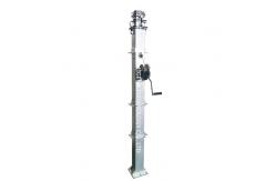 China 50kg Loading Solar Trailer Manual Telescoping Mast  With Cold Dip Surface Treatment supplier