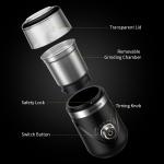 ABS Automatic Coffee Bean Grinder 70g Capacity CG638B Portable Electric Espresso Maker