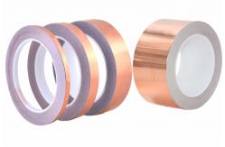 China Magnetic Shielding Conductive Adhesive Copper Tape 0.1mm Thickness For Mri Room supplier