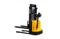 China Yellow Pallet Stacker 1200kg 1500kg Electric Pallet Stacker supplier