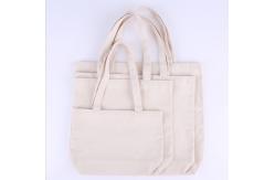 China Custom Printed Canvas Shopping Bag , Large Capacity Reusable Grocery Bags supplier