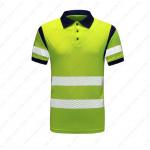 Reflective PPE Safety Wear Summer New Breathable Quick-Drying Reflective POLO Shirt/T-Shirt With Custom Logo for sale