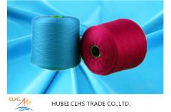 China Fine Eveness Spun Polyester Knitting Yarn  , Polyester Weaving Yarn Ant I- Pilling supplier
