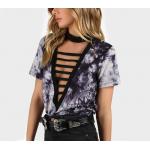 summer women open hot sexy girl photo chiffon blouse women top for sale